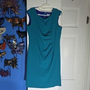 Calvin Klein Teal Midi Dress